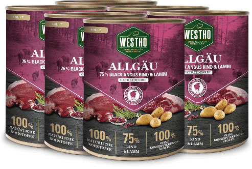 Allgäu 800g (mit 75 % Black Angus Rind & Weidelamm) - 6er Pack